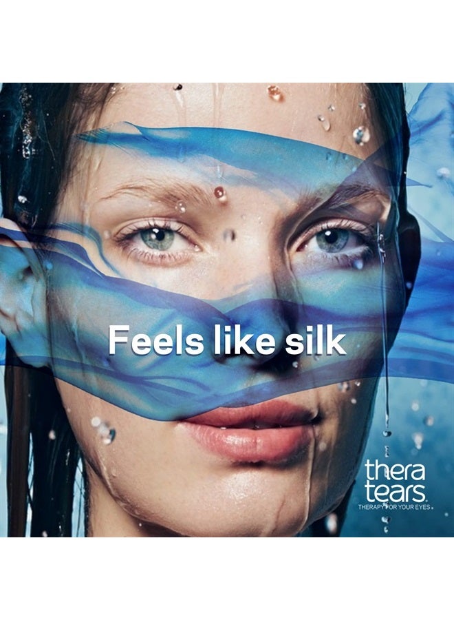 TheraTears Dry Eye Therapy Lubricating Eye Drops for Dry Eyes, 1 fl oz bottle Twin Pack, (2 x 30mL Bottles) - Image 2