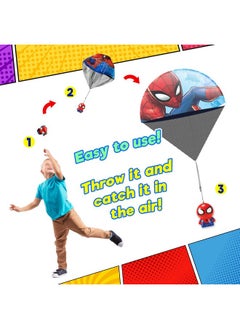 Ja-Ru Marvel Avengers & Spiderman Parachute Toy Squishy Foam Ball Figure (3 Units Assorted) Superhero Stress Ball Toys For Kids & Adults. Fidget Toy Relief Slow Rise Squeeze Fidget Toys. Abc68293S  - Image 4