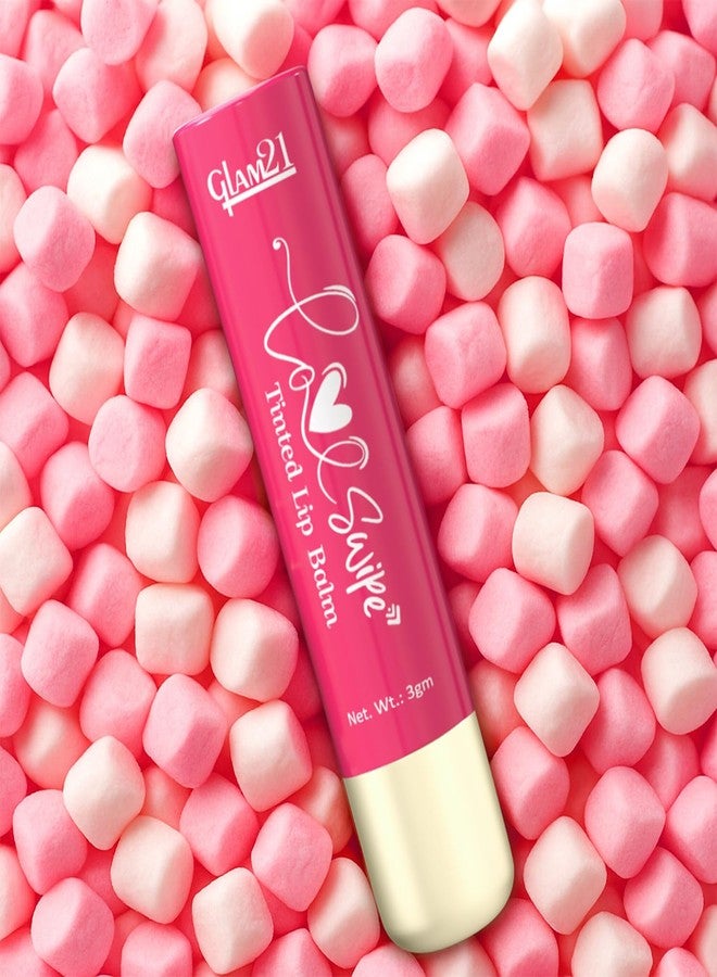 Glam 21 Glam21 Love Swipe Tinted Lip Balm | Lip Care with Vitamin C, Hyaluronic Acid, Ceramide & SPF 30 | Hydrates, Protects & Nourishes for Soft, Radiant Lips All Day | 3gm (Pink Marshmallow) - Image 2