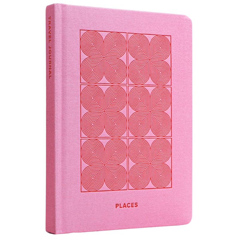 Kunitsa Co. Travel Journal - Guided Notebook for Travelers to Plan & Reflect on Vacations & Trips. Keepsake Travel Gift, Lavender Pink - Image 1