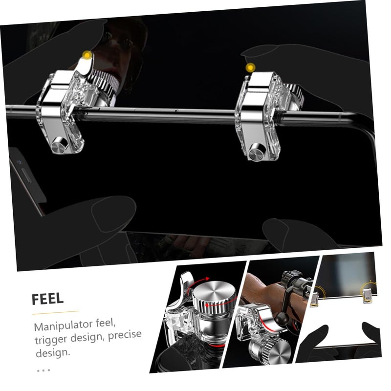 Portable Game Triggers Pair For Mobile Gaming Durable Accessories Precise Aim Design - Image 5