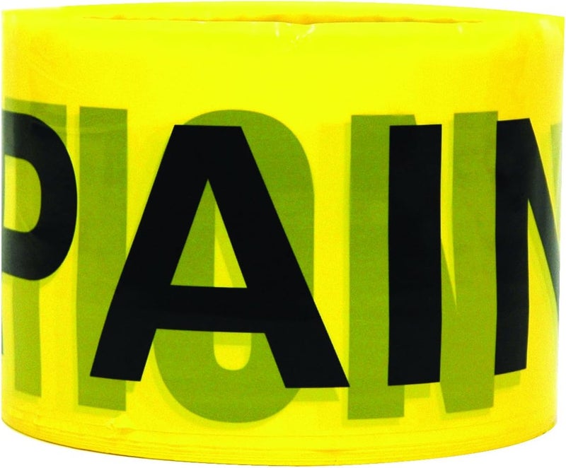 Trimaco Trimaco Caution WET PAINT Plastic Banner Tape 3inch x 300feet 