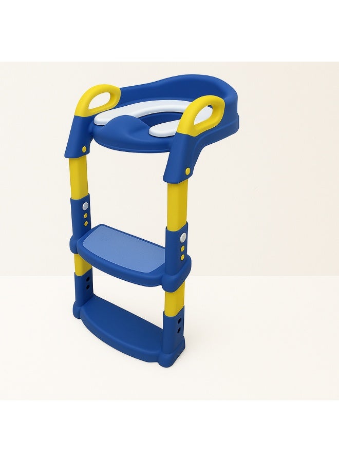 Adjustable Kids' Potty Training Seat with Step Stool and Handles
