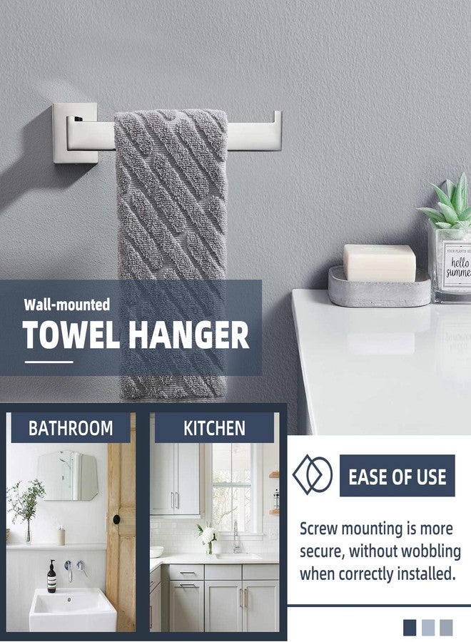 Suyar Bathroom Towel Holder, SUS 304 Stainless Steel Hand Towel Bar for Wall, Polished Chrome - Image 5