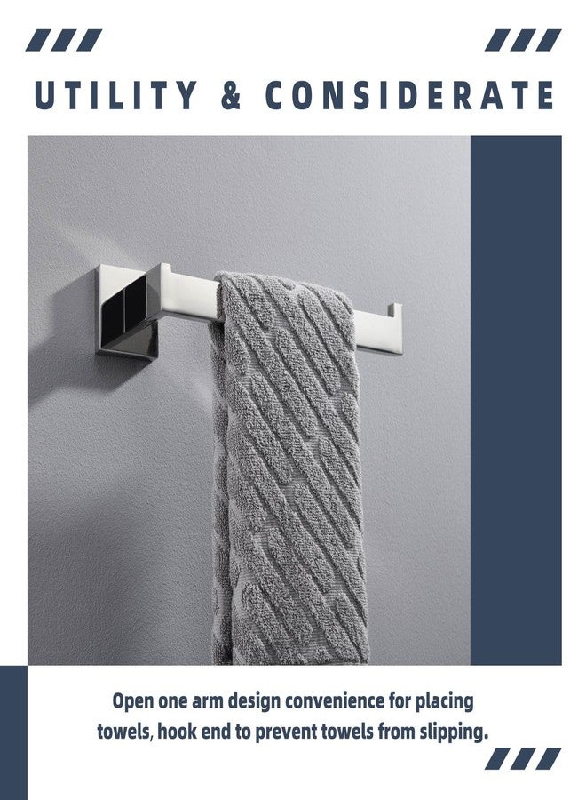Suyar Bathroom Towel Holder, SUS 304 Stainless Steel Hand Towel Bar for Wall, Polished Chrome - Image 3