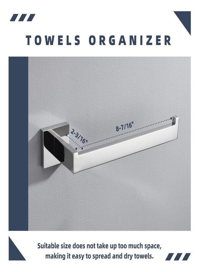 Suyar Bathroom Towel Holder, SUS 304 Stainless Steel Hand Towel Bar for Wall, Polished Chrome - Image 4