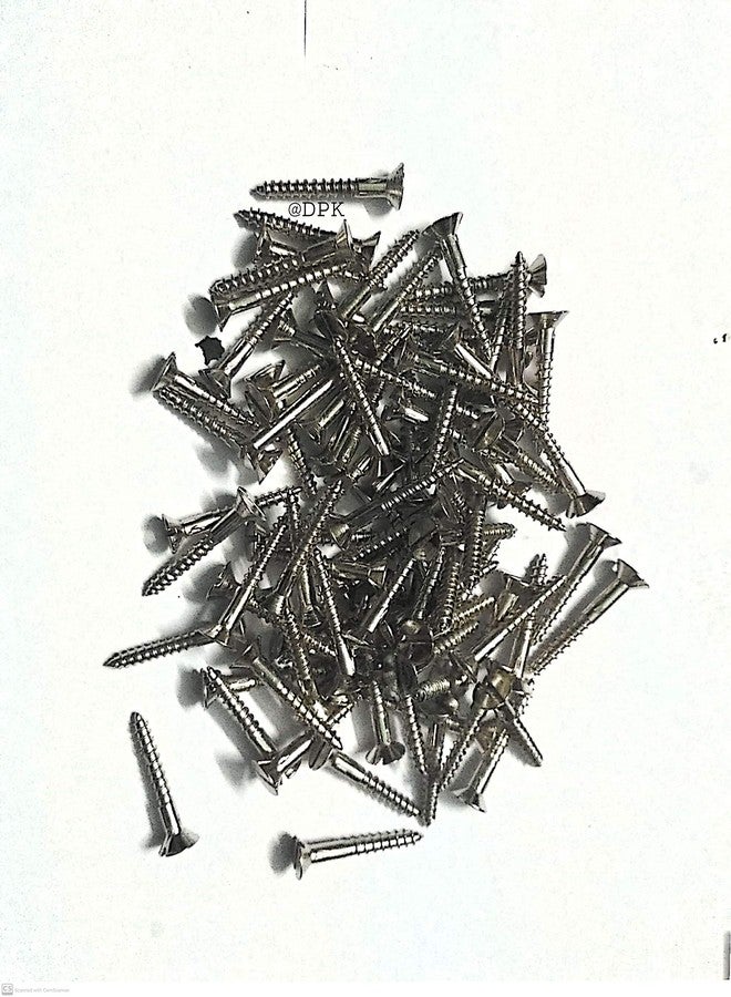DPK Hardware Quality Stainless Steel Shaved Head Screw for Woods 30 X 7 mm Pack of 100 - Image 5