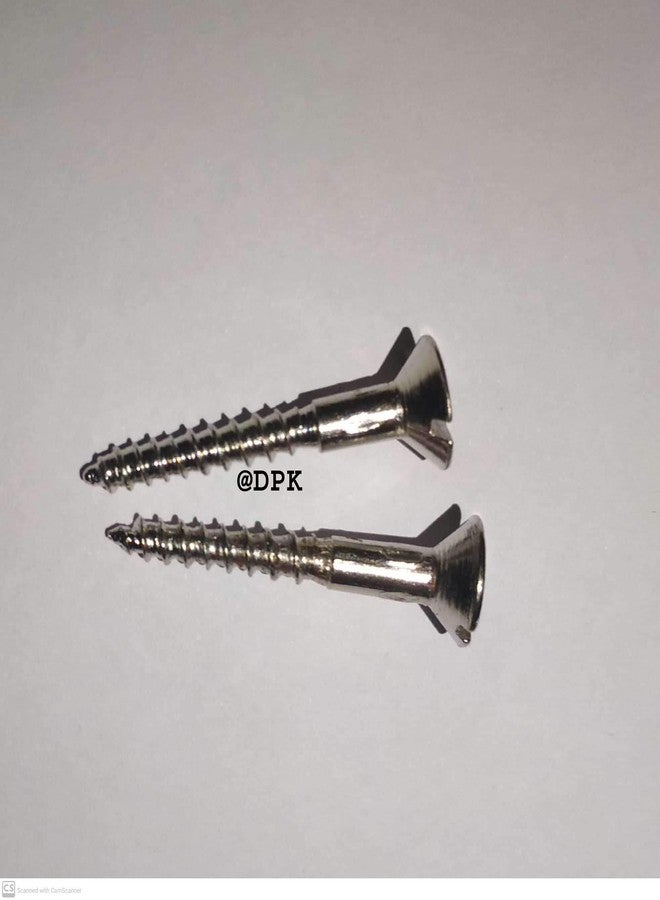 DPK Hardware Quality Stainless Steel Shaved Head Screw for Woods 30 X 7 mm Pack of 100 - Image 1