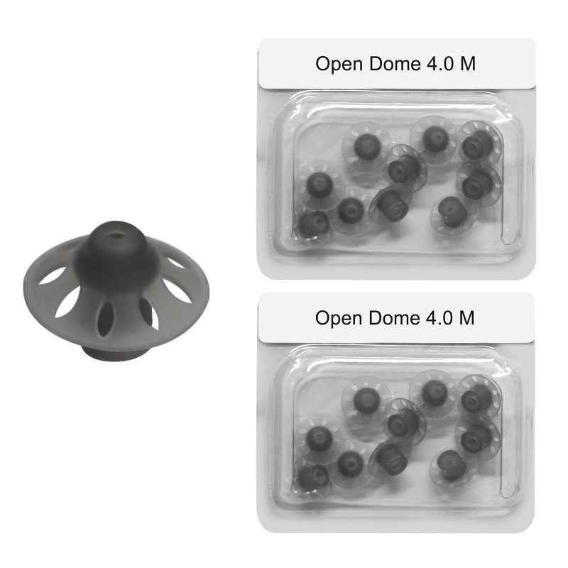 Jofi linkim 20 Counts Phonak Open 4.0 Hearing Aid Domes,Universal Open Domes for Phonak Hearing Aid Supplies (Medium) - Image 1