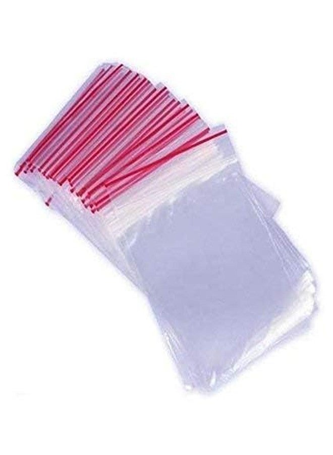 Awadh 5x6 inch Transparent Plastic Zip Lock Storage Pouch Bags (5 inch x 6 inch, 120 Pieces, Transparent) 200-300g - Image 2
