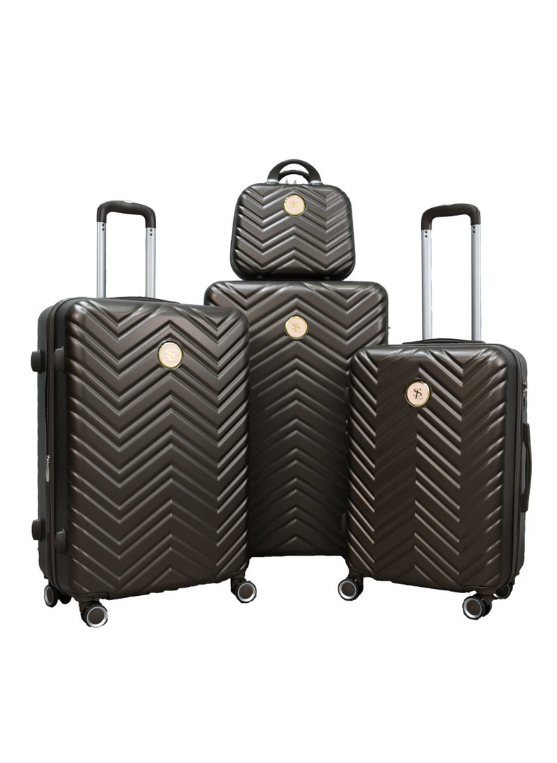 STARLINE 5-Piece Luggage Trolley Set Dark Brown - pzsku/Z978FECFE589756CAA585Z/45/_/1668425947/17c004c6-58c8-45eb-9aee-2e0adfddc7d3