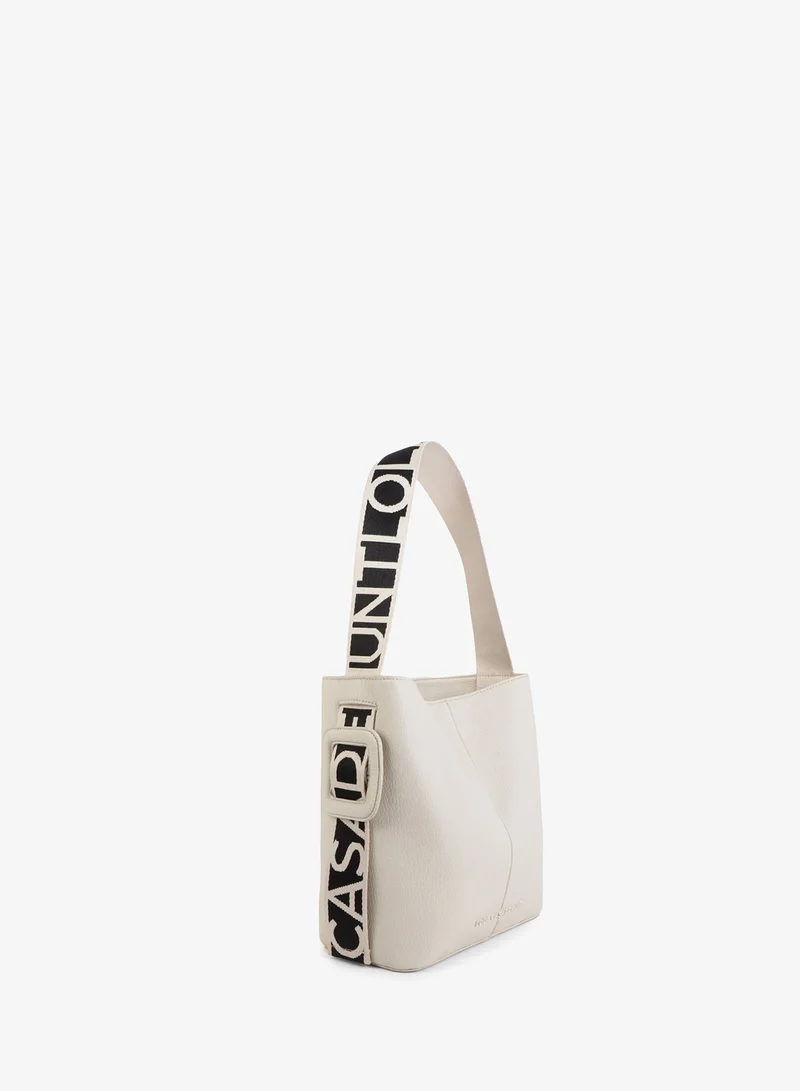 لولا كساديمونت Contrast Handle Nylon Shopper