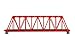Kato USA Inc N 248mm 934 Truss Bridge Red KAT20430 N Track - Image 3