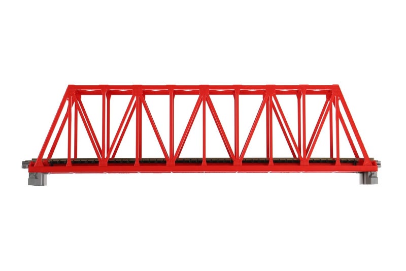 Kato USA Inc N 248mm 934 Truss Bridge Red KAT20430 N Track - Image 2