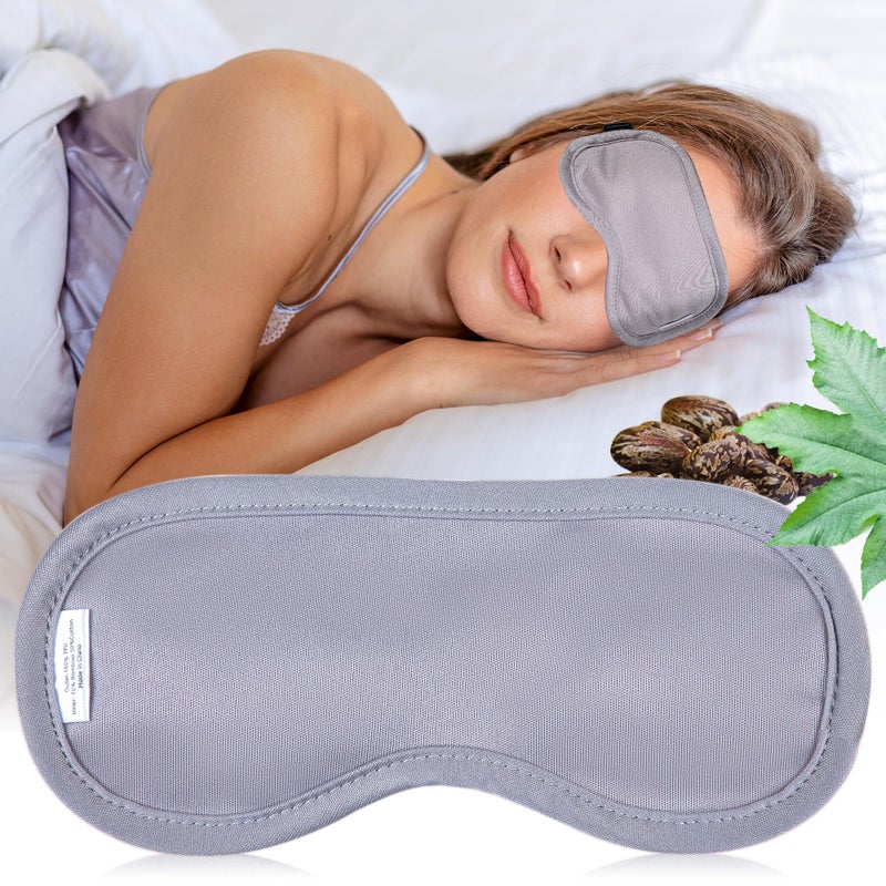 ZINGTERRA Castor Oil Pack for Eye Reusable Organic Castor Oil Pack Wrap Castor Oil Packs kit for Sparse Eyelashes and Eyebrows Wrinkles Dark Circle