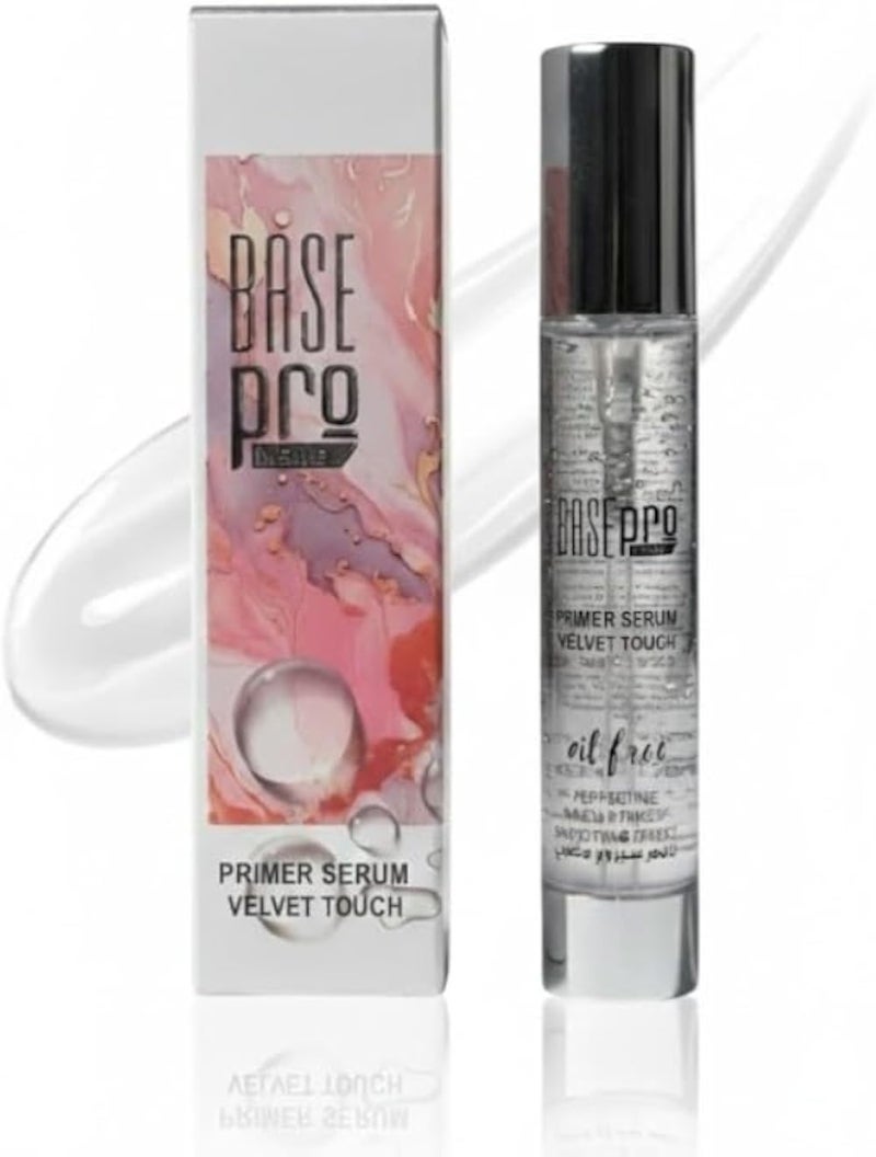 BASE PRO MATTE PRIMER SERUM VELVET TOUCHMakeup Primer, for Poreless, | Smooth & Long Lasting Makeup | Waterproof Brightening Makeup Base, 120 ml