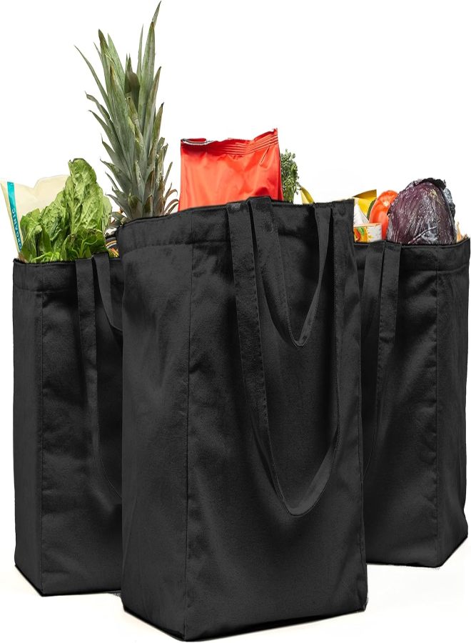 3PCS XL travel bag with real pockets, long shoulder straps, and short handle. Durable, foldable, and washable - Image 1
