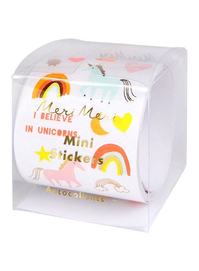 نيبمينينت بكرة ملصقات بتصميم يونيكورن صغيرة