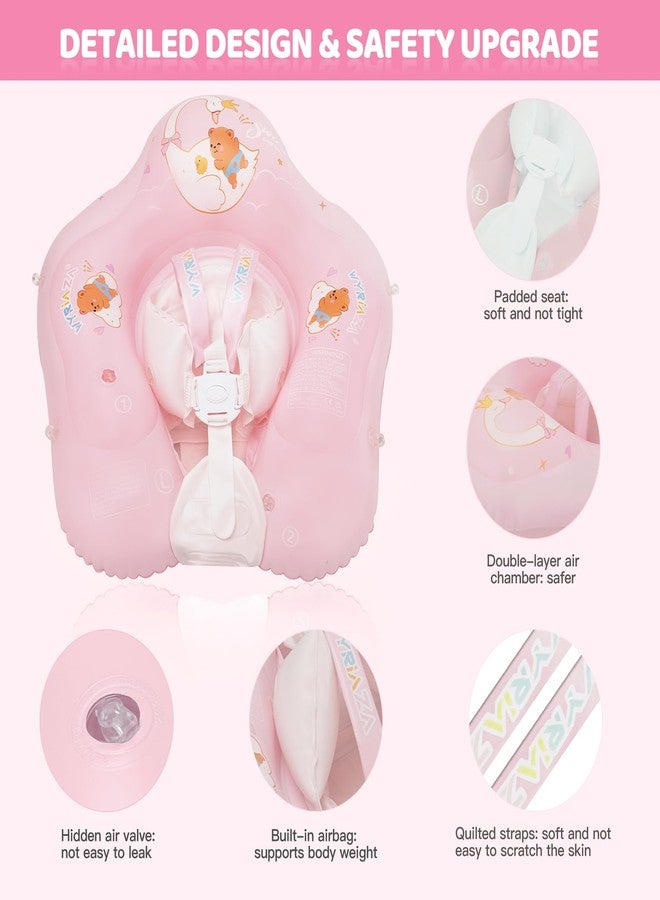 LOOWARTS Baby Float with Canopy,Infant Pool Float with Safety Seat,Baby Swimming Float & Swim Float & Water Float UPF50+ UV Protection for Toddler from 3 to 12 Months. - Image 3