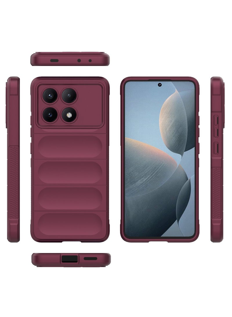 جراب موبايل ماجيك شيلد  سيليكون مضاد للصدمات وحمايه للكاميرا متوافق Poco x6 Pro / Redmi K70E (نبيتي) - Image 2