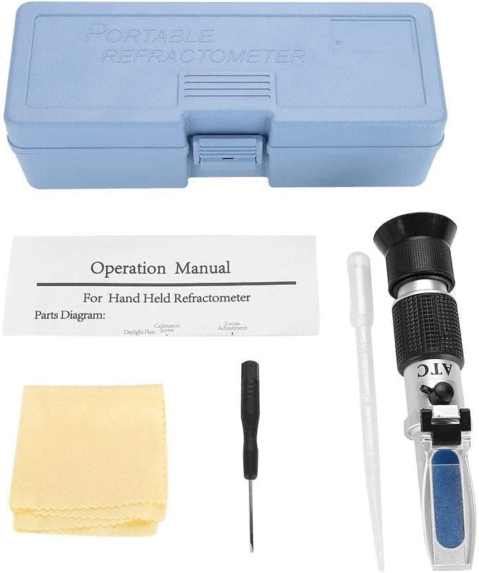 BOWONG Salinity Refractometer for Seawater and Marine Fishkeeping Aquarium 0-100 PPT with Automatic Temperature Compensation - Image 3