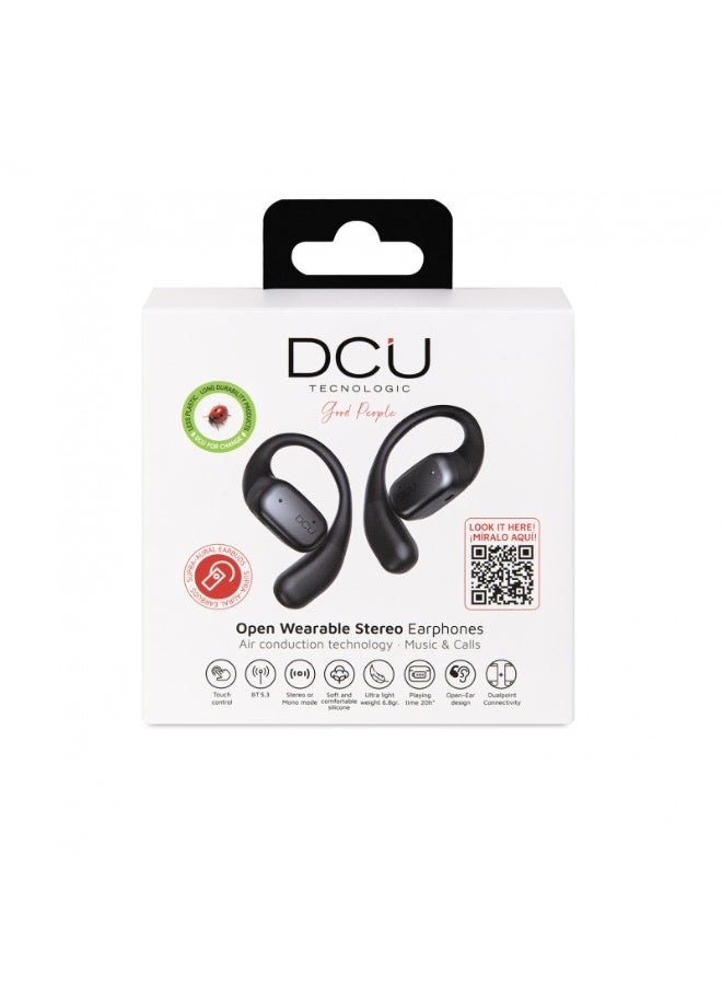DCU TECNOLOGIC DCU 34153535 Open-Ear Air Conduction Wireless Headphones – 20H Playtime - Image 2