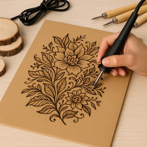 RK Trends 3.4 mm MDF Boards for DIY Art & Crafts,(Pack of 6Pcs) Wood MDF Sheets for Craft Work, Painting, Resin Art, Fluid Art, Decoupage, Mandala Art, Pyrography. (12 Inch x 18 Inch) - Image 5