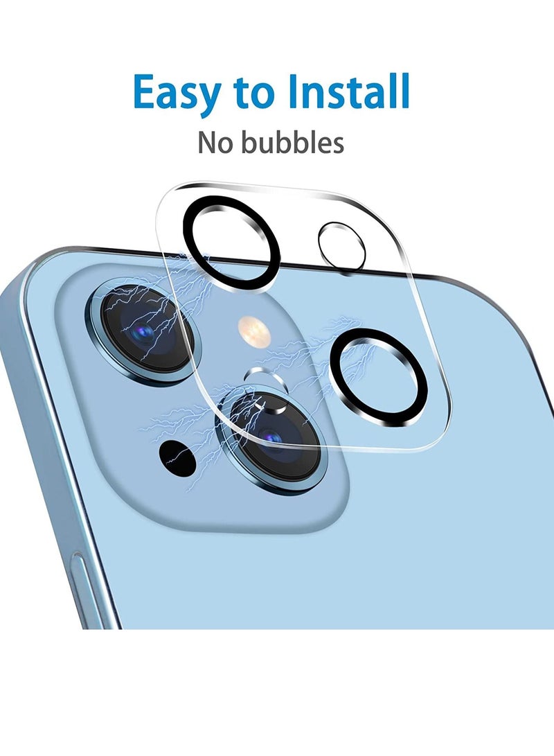 【3 Pack】 Tempered Glass Camera Lens Protector for  iPhone 14 Max 6.7", Ultra HD, 9H Hardness, Anti-Scratch, Case Friendly, Easy to Install [No Affect on Night Shots] - Image 2