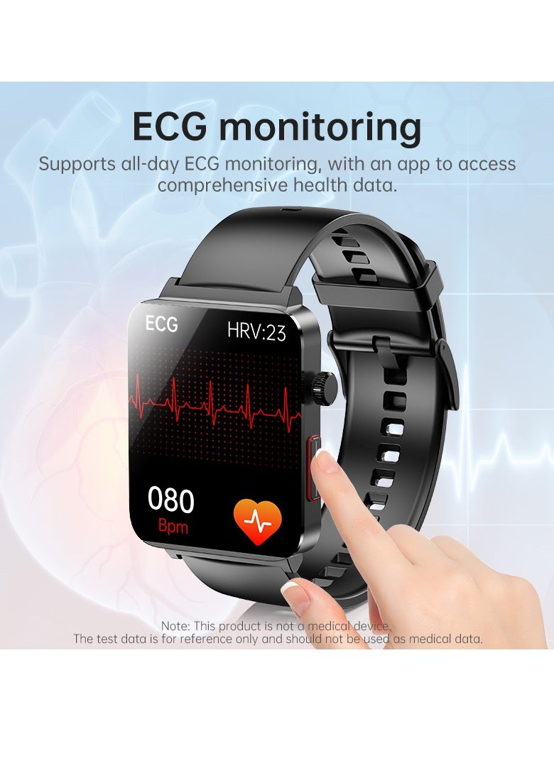 EVEREEN - KS03PRO Smartwatch 1.96 Inch Colour Touch Screen Bluetooth Call ECG HRV Remote Care Android 8.0 Apple 11 250mAh Bluetooth 5.3 - Image 1