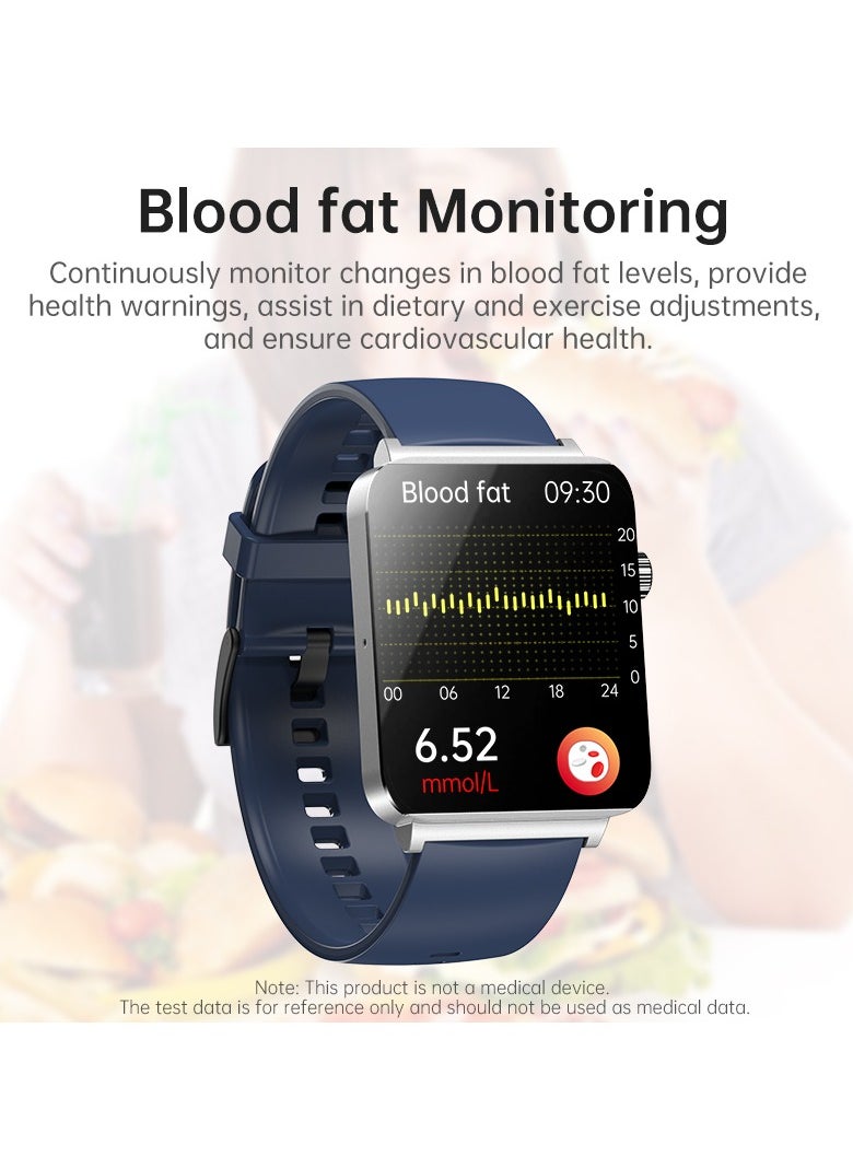 EVEREEN - KS03PRO Smartwatch 1.96 Inch Colour Touch Screen Bluetooth Call ECG HRV Remote Care Android 8.0 Apple 11 250mAh Bluetooth 5.3 - Image 1