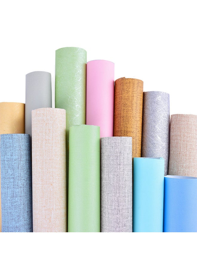 Handmade Diy Wallpaper Materials For Architectural Model Building Sandbox Floor Wall Stickers-Color:Silk Pattern Self-adhesive Wallpaper-sky Blue (1 Sheet)  - Image 4