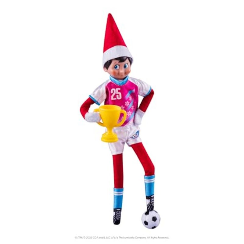 Polar Props North Pole Pitch Kit - 11-in-1 Elf Props and Accessories for Easy Sporty Soccer Elf Scenes - Scout Elf Not Included - Image 5