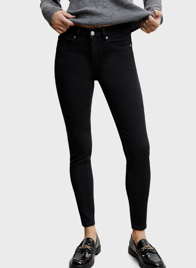 MANGO High Waist Skinny Jeans