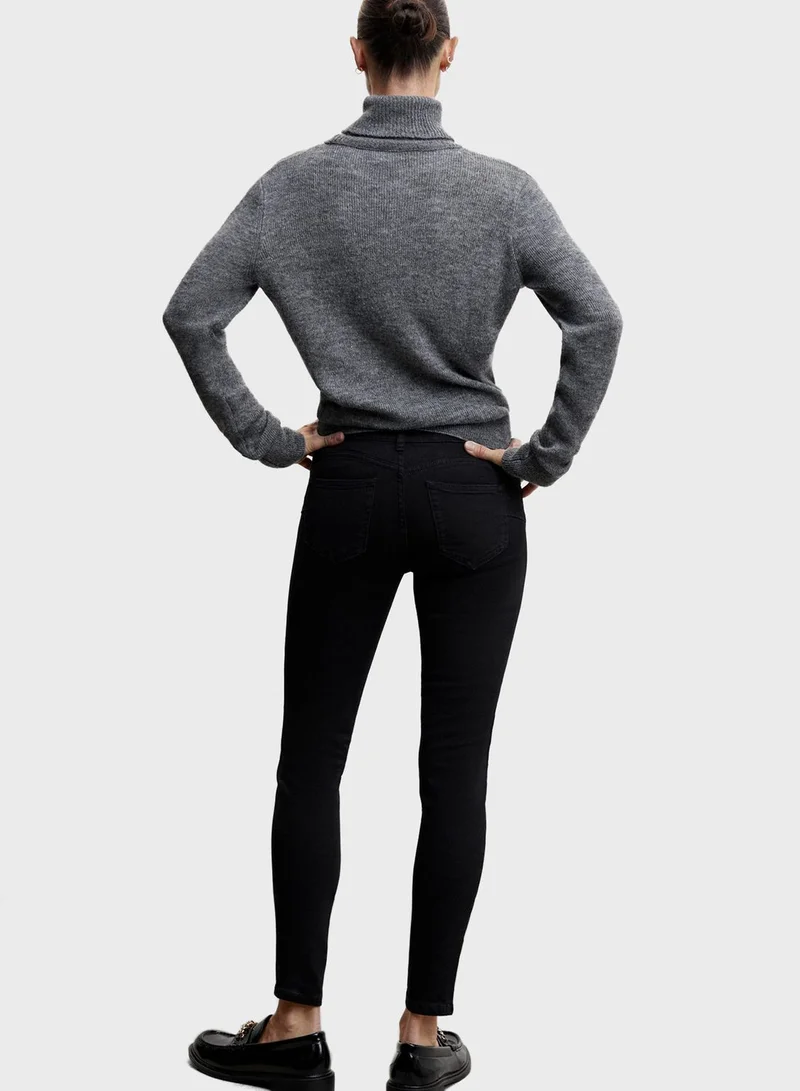 MANGO High Waist Skinny Jeans