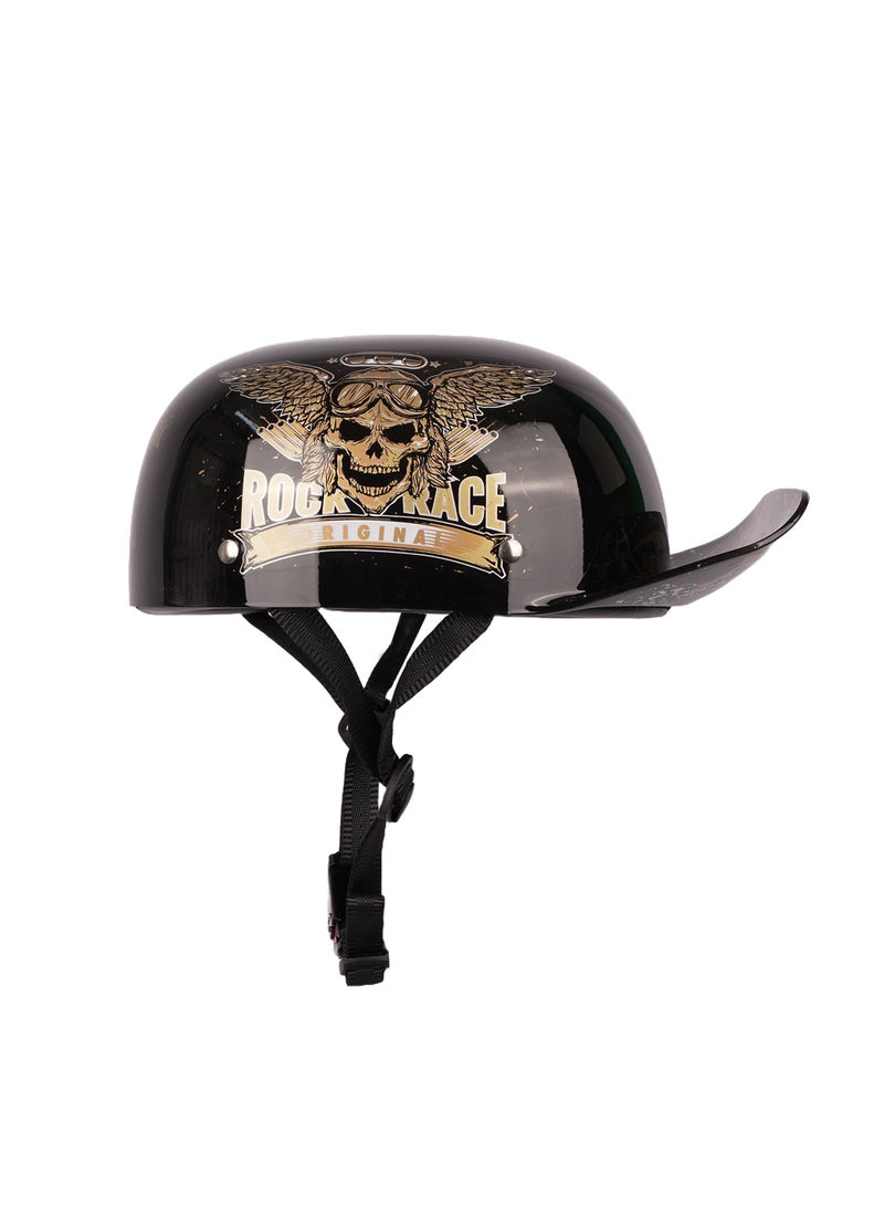 Generic Open Face Baseball Cap Style Motorcycle Half Helmet 835593  - Image 1