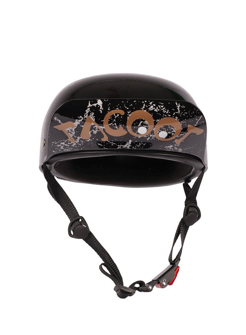 Generic Open Face Baseball Cap Style Motorcycle Half Helmet 835593  - Image 2