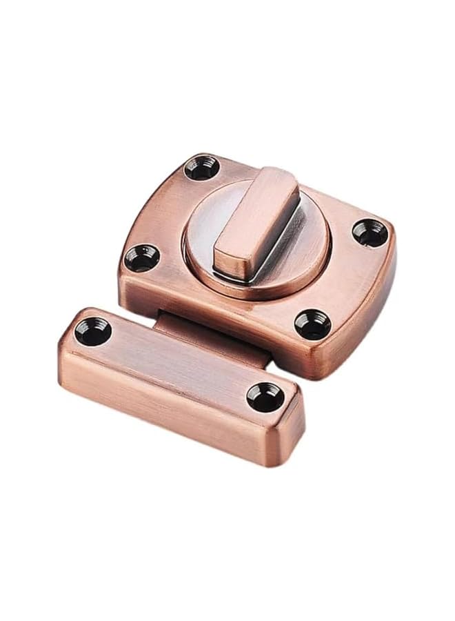 PROMASS Rotate Bolt Latches Hardware,Rotate Barn Door Lock, Rust-Resistant Metal Gate Latch with Screws, Easy to Install Safety Door Slide Lock for Inside Door, Wooden Doo (4Pack Large) - Image 5