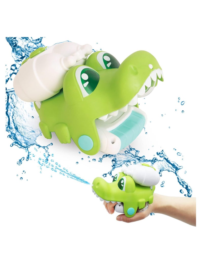 SYOSI Wrist Water Squirt for Toddlers, Summer Outdoor Swimming Pool Beach Bath Water Toys for Boys & Girls Kids Age3 4 5 (Crocodile) - Image 1