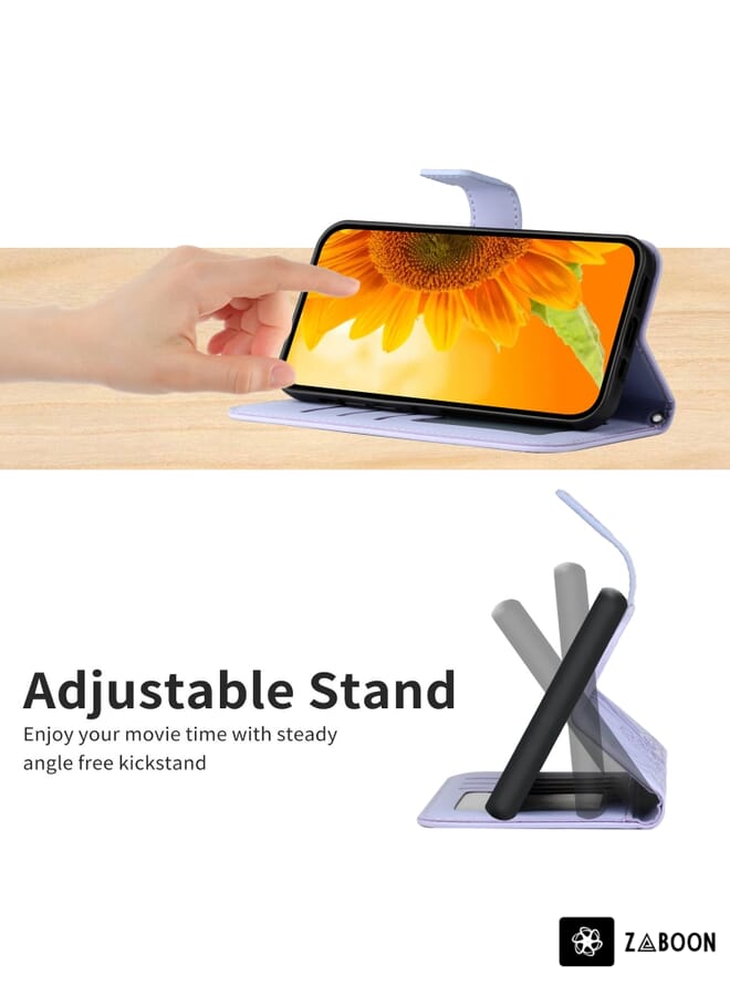 Zaboon Protective Case For Redmi Note 12 4G Global Oil Skin Zipper Wallet Leather - Image 5