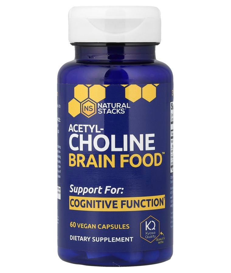 Natural Stacks Acetylcholine Brain Food™ 60 Vegan Capsules