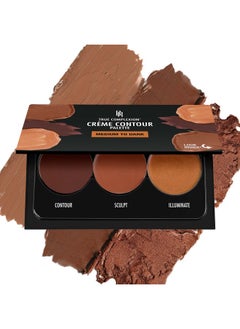 Black Radiance Black Radiance True Complexion Creme Contour Palette, Medium to Dark, 7.5 Gram  - Image 1