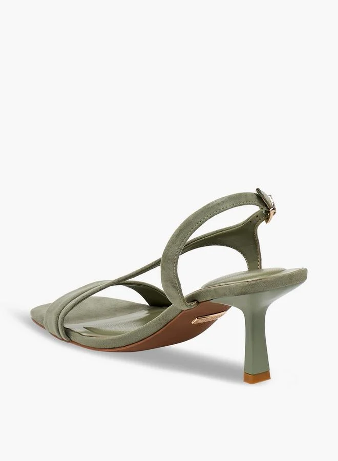 Celeste GREEN Women Solid Stilettos Heel Sandals for Women | Best Price UAE