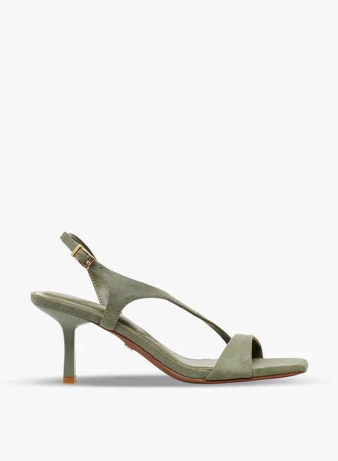 Celeste GREEN Women Solid Stilettos Heel Sandals for Women | Best Price UAE