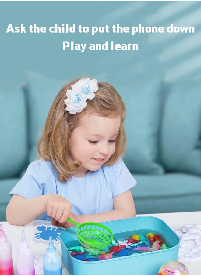 Fazza 12 Pcs Water Squishy Toys, Squishy Animals for Party Favors Classroom Prize Toys Pack Diy  Children's Handmade Toys  - Image 3