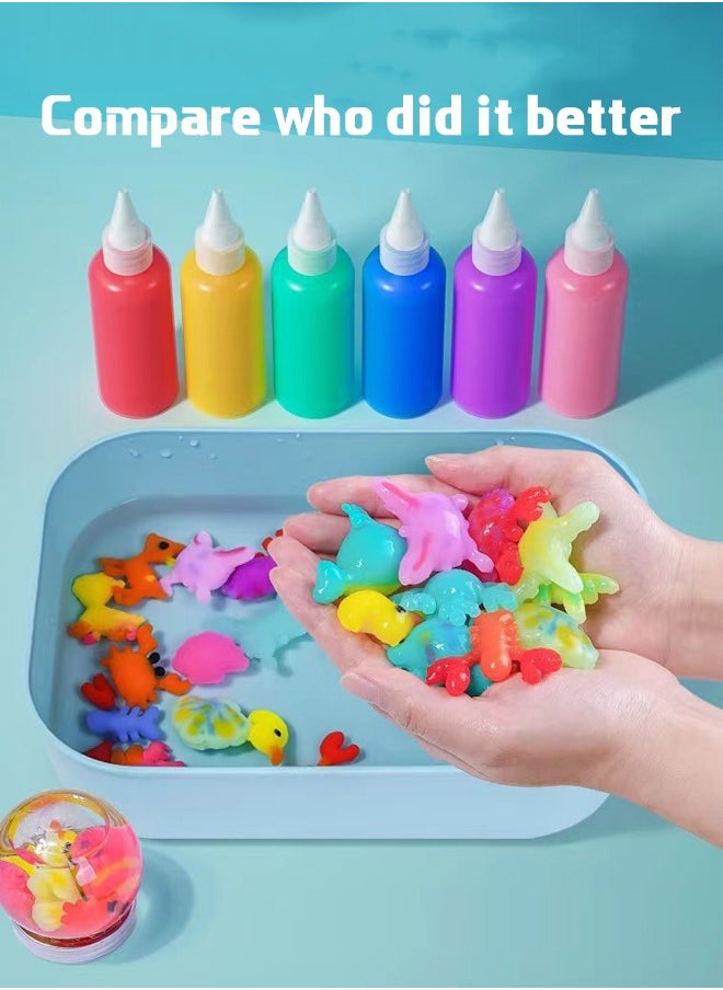 12 Pcs Water Squishy Toys, Squishy Animals for Party Favors Classroom Prize Toys Pack Diy  Children's Handmade Toys