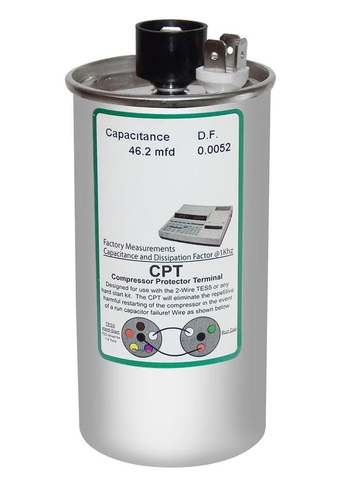 AMRAD Proline PB450E000S440DAGR Replacement - 45 uf/Mfd 370/440 VAC Round Universal Capacitor, Made in The U.S.A. - Image 4
