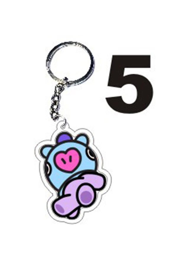 سلسلة مفاتيح إصدار كيو للصبيان والبنات من سلسلة كارتون متعدد الألوان