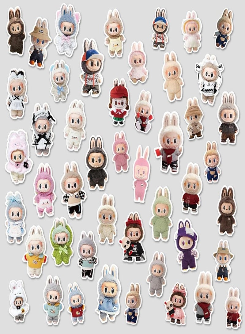 Bebiland 100-Pack Waterproof Vinyl Decals, Cartoon Stickers , Teen and Adult Girl, Durable for Water Bottles Laptops Skateboards, (Multi-Color) - Image 4