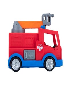 Blippi Blippi Fire Truck - Fun Vehicles with Freewheeling Features Including 3 Firefighter and Fire Dog, Sounds and Phrases - Educational Vehicles for Toddlers and Young Kids  - Image 3