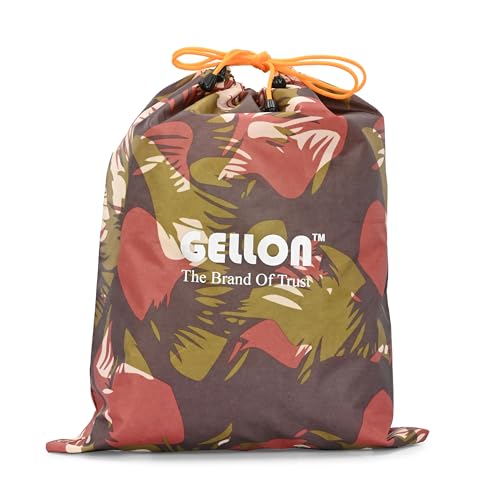 Gellon Shoes Bag Water Proof in Umbrella Cloth for Travel & Storage Travel Organizer for Women & Men Travel Accessories Shoes Cover Pouch for Travel Essentials Military Pattern01 - Image 1